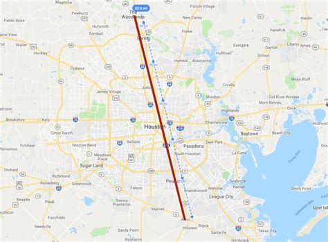 distance to houston texas